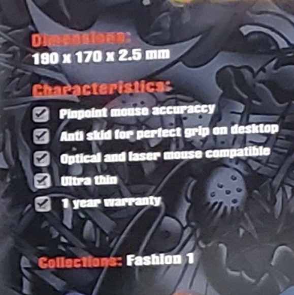 NWT Ed Hardy Limited Edition Love Cross Notebook Skin & Tattoo Mouse Pad - Picture 6 of 6